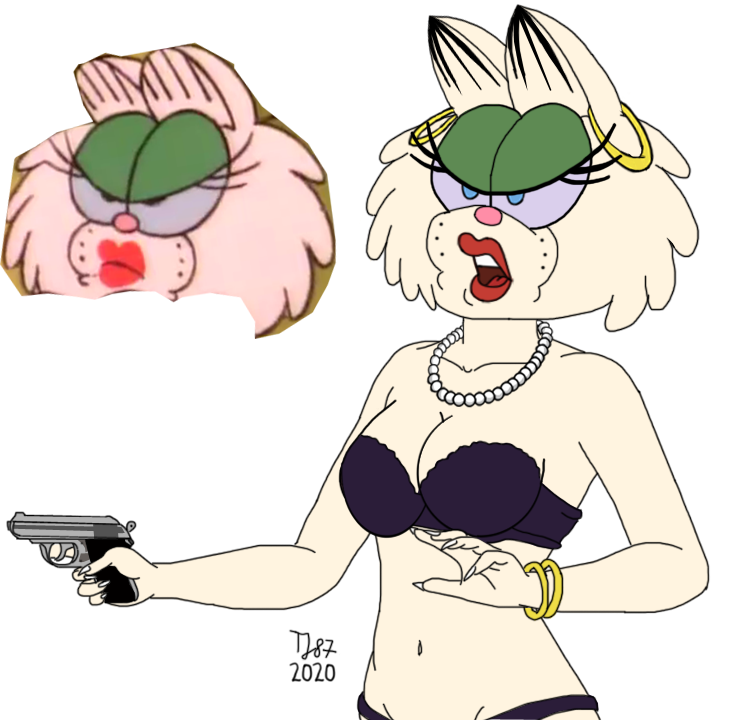 Purrsian Pistole Kurz (WIP with reference) by TeeJay87