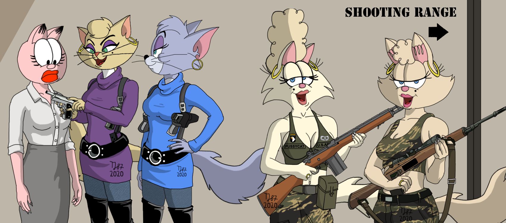 The Pussycat Sisterhood: Firearm Training by TeeJay87
