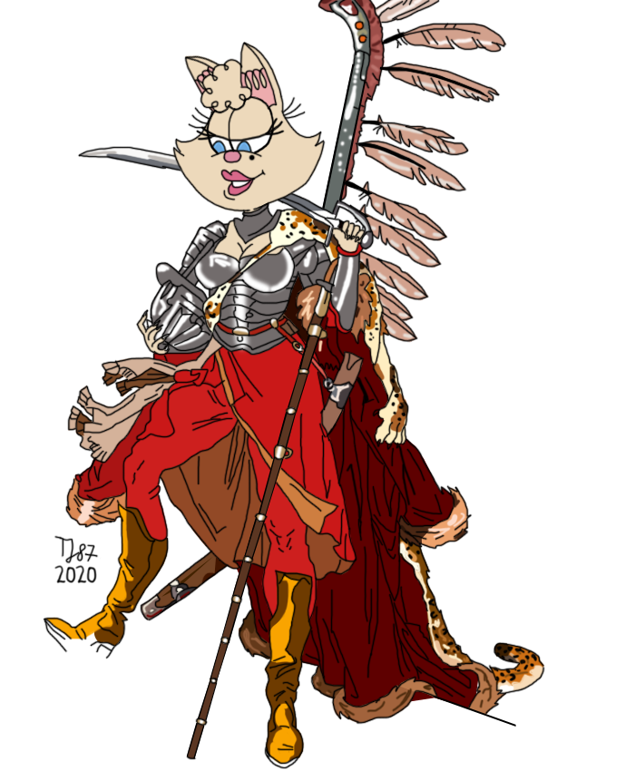 Winged Hussar Penelope (colour test) by TeeJay87
