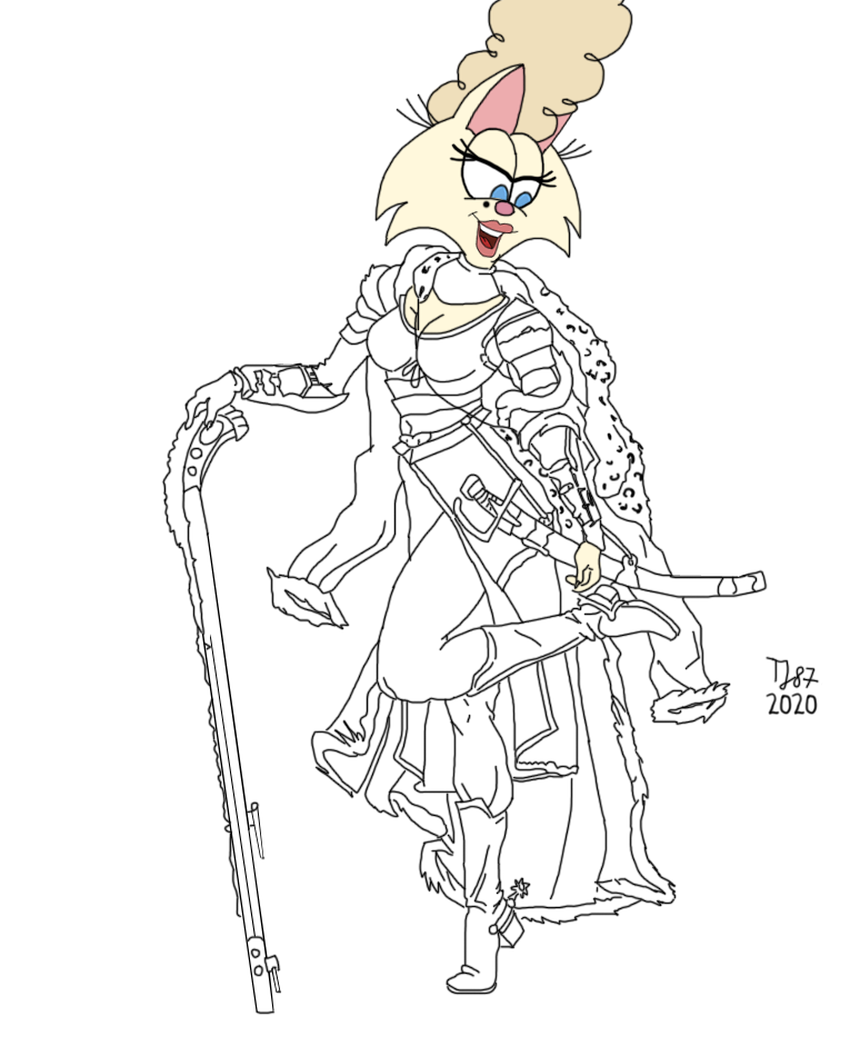 Winged Hussar Mona (WIP) by TeeJay87
