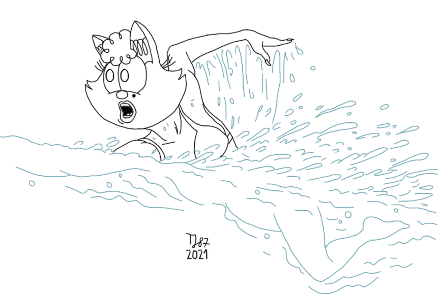 Freestyle Penelope (prelim sketch) by TeeJay87