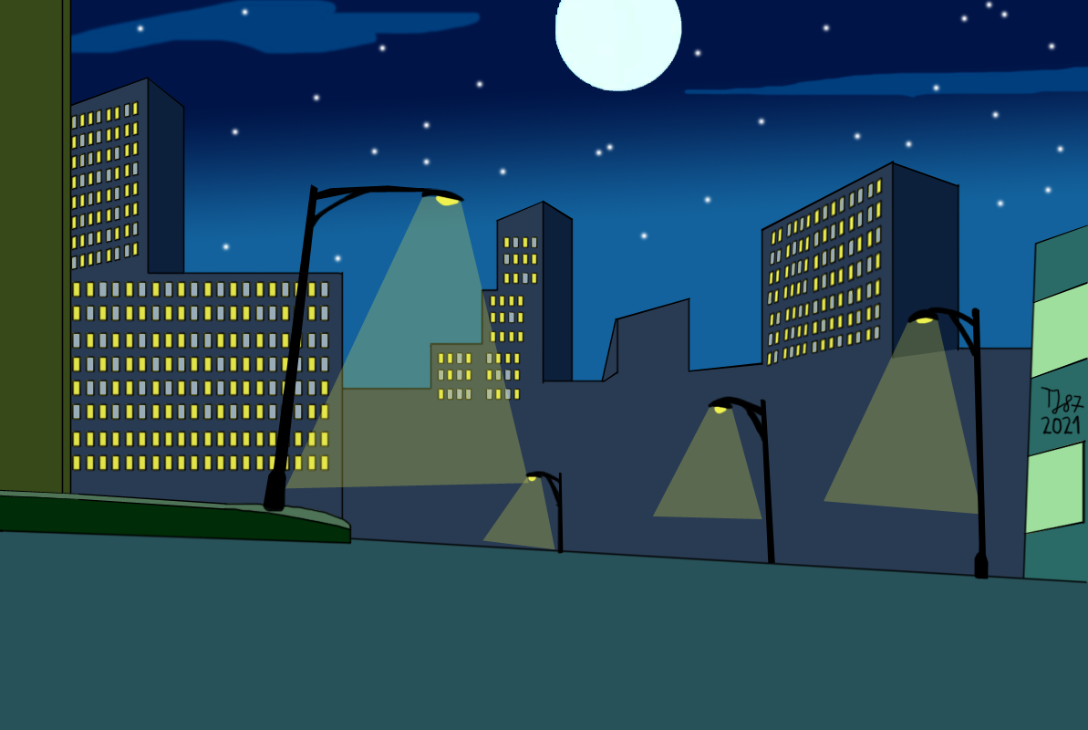 City at Night by TeeJay87