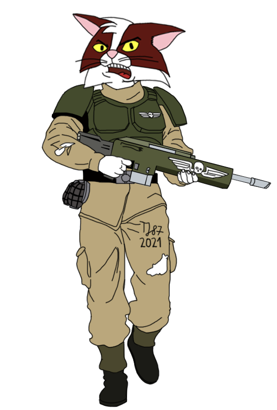 Ian the Cadian Shock Trooper (WIP) by TeeJay87