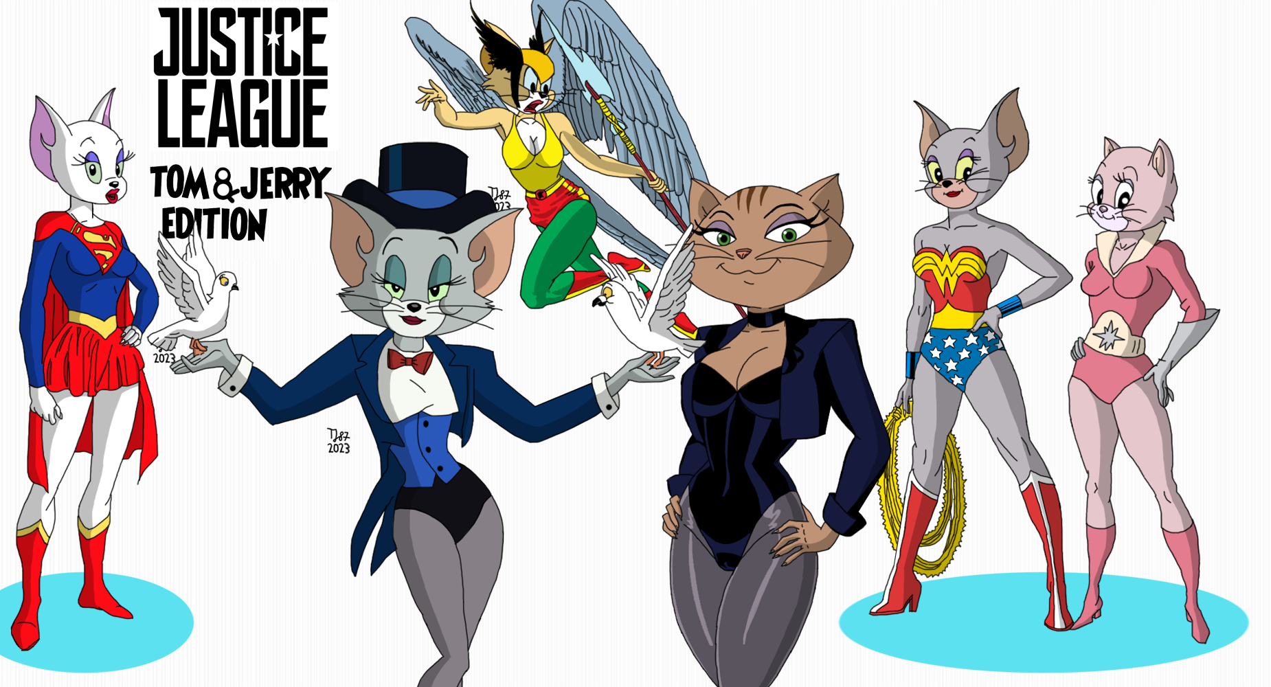 Justice League - Tom & Jerry Edition by TeeJay87