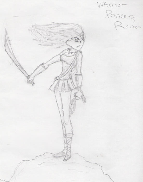 Raven:Warrior Princess by TeenAvaGo_1