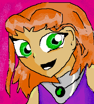 A younger version of Starfire by TeenAvaGo_1