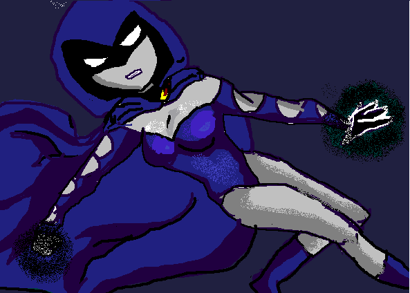 Raven with a different costume by TeenAvaGo_1