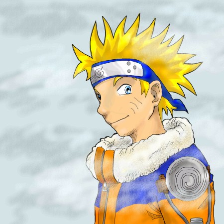 my first Naruto colored by TeenAvaGo_1