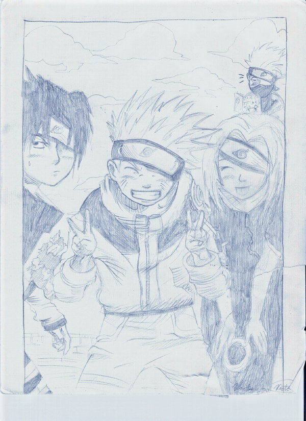 Naruto and the gang by TeenAvaGo_1