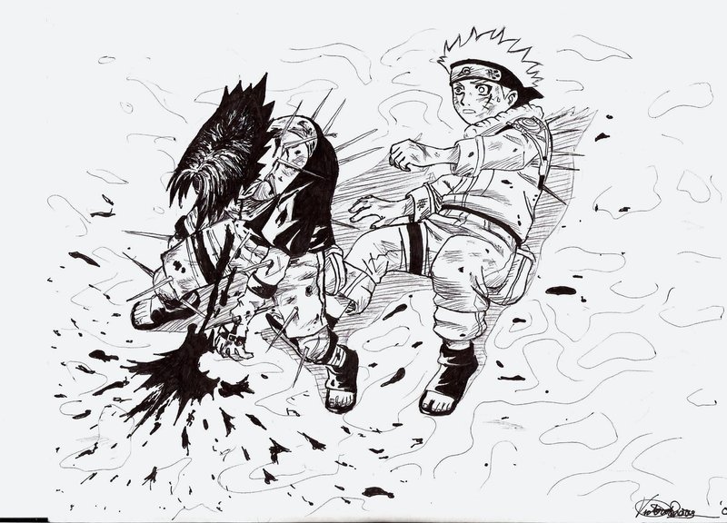 Sasuke and Naruto by TeenAvaGo_1
