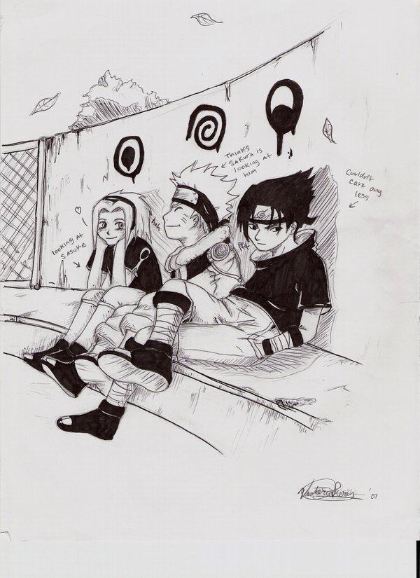 Naruto and the Gang by TeenAvaGo_1