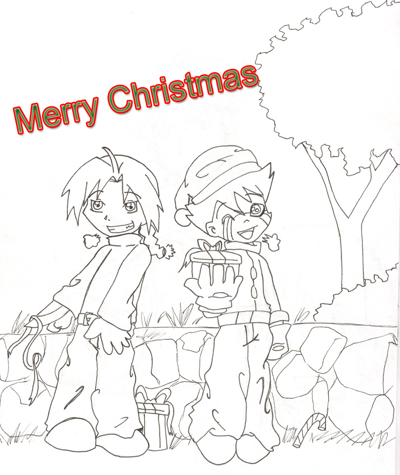 Merry Christmas Fma/Super Robot style by TeenTitansFreak_18