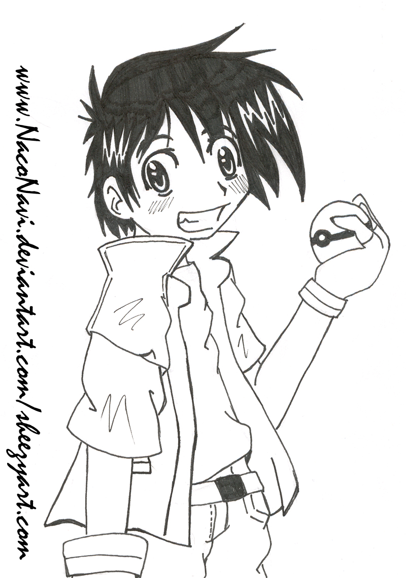 Ash Manga Form by TeenTitansFreak_18