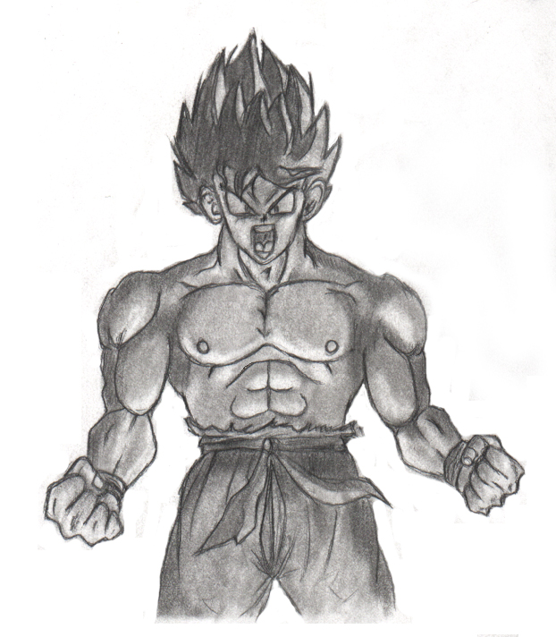 Goku (Shirtless) *Request* by Teh1337DarkLink
