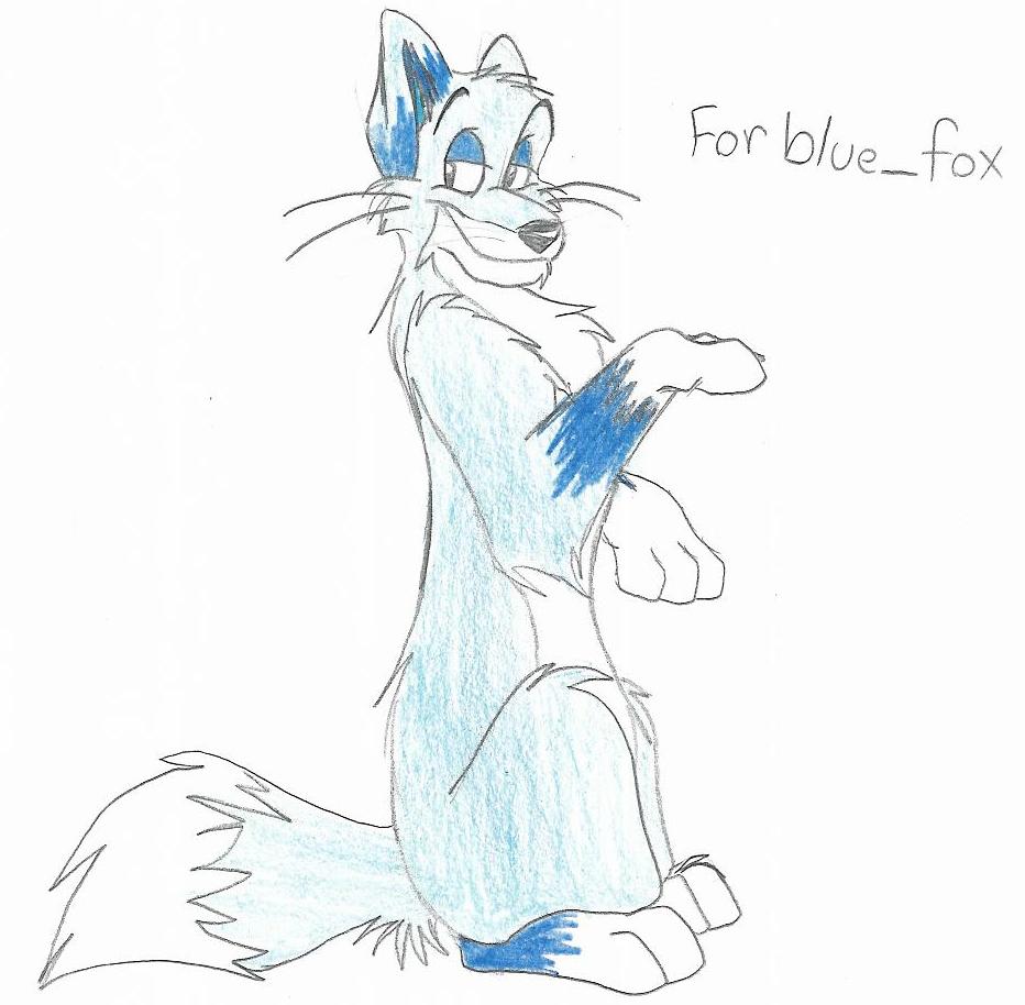 Blue Fox by Tekani