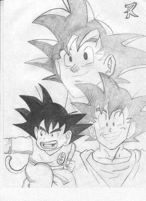 Goku: Past to Present by TeknomanElvis
