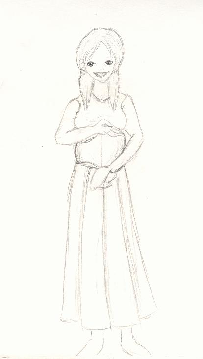Pregnant Ginny by TellBell