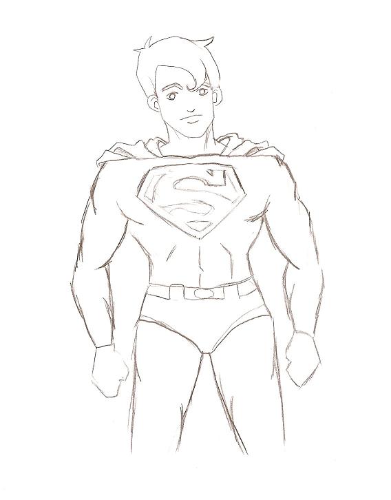 Superman Sketch by TellBell