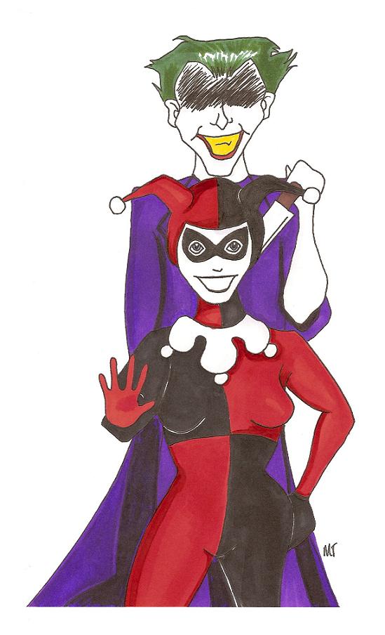 Joker and Harley by TellBell