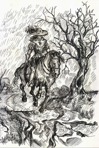 A horseman by Templado