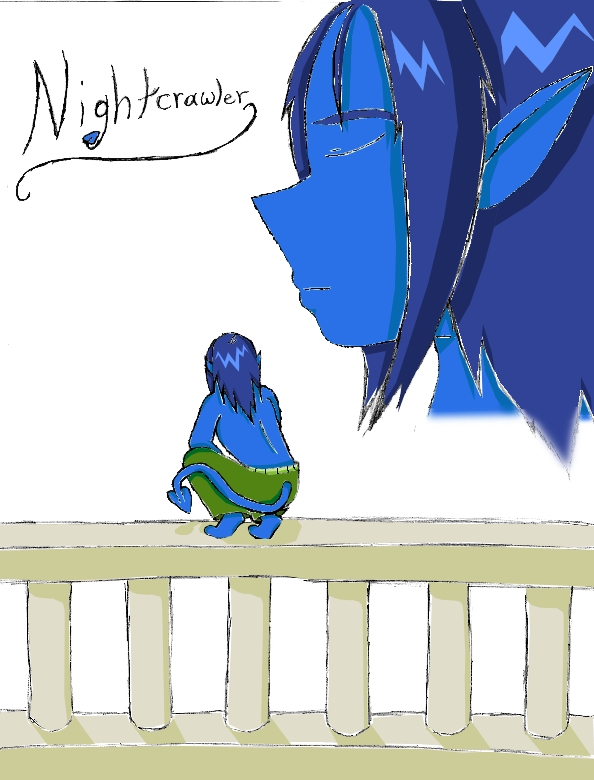 Nightcrawler (anime-ish, colored) by Ten_chan