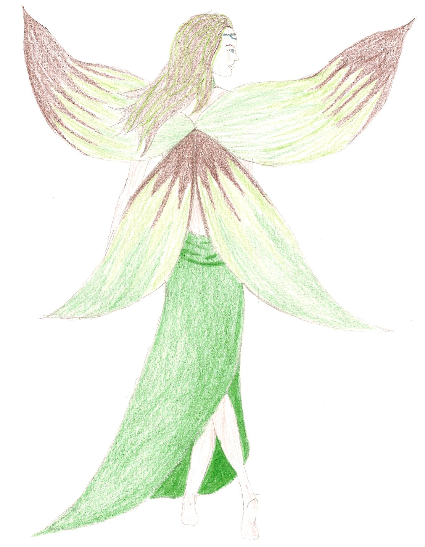 green fairy by Terra_Kitsune