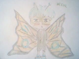 Chibi butterfly weevil! by Tessan