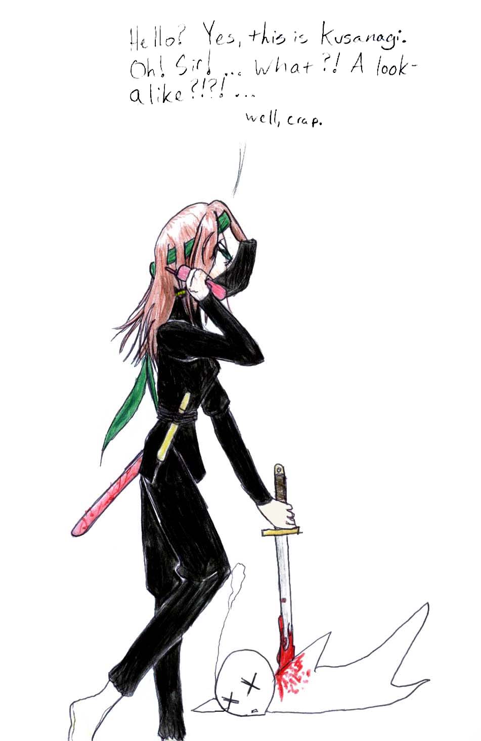 Kusanagi, Girl Ninja by TheAlmightyJ