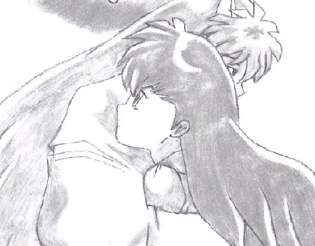 Inuyasha and Kagome by TheAngelOfFear