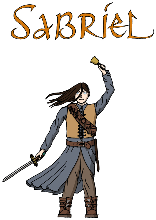 Sabriel (Coloured) by TheArchitect