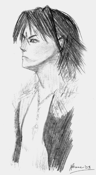 Squall Sketch by TheArchitect