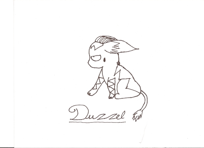 Duzie, again, looking fustrated.... by TheBlackRose
