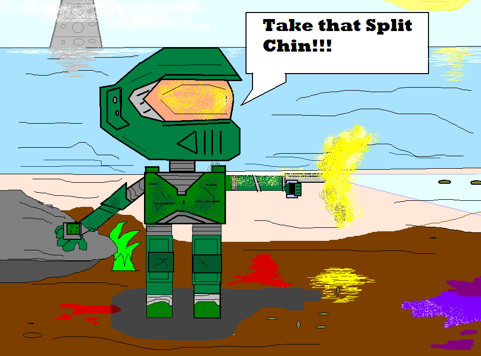 Little Master Chief by TheCartoonist