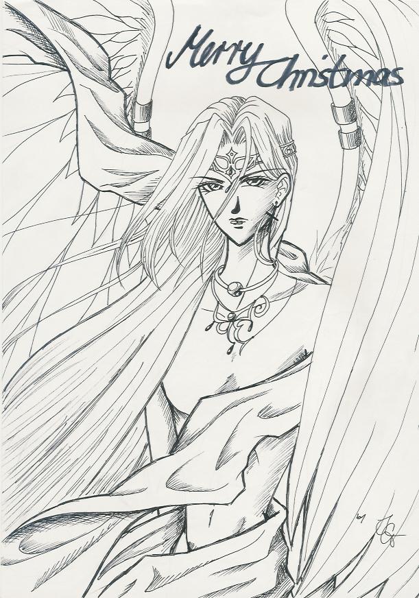 x-mas angel by TheDarkShiva