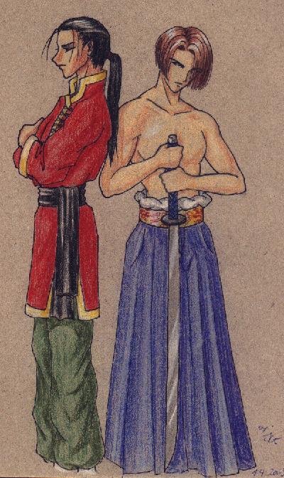 some martial arts guys by TheDarkShiva