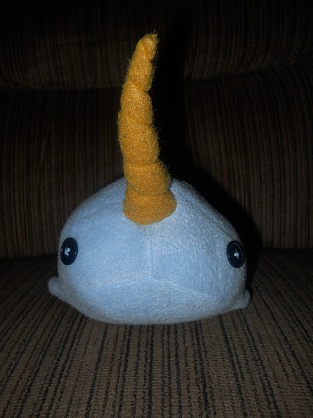 Narwhal plush - front by TheEssanator