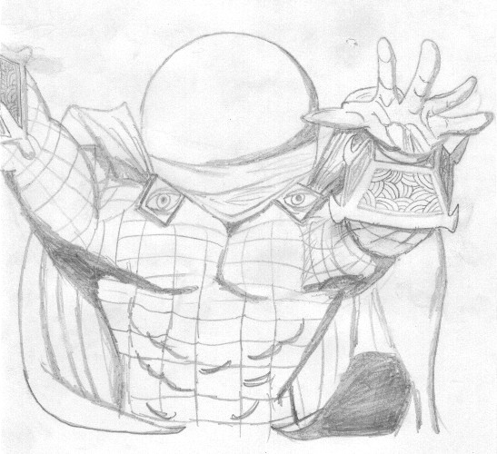 Mysterio drawing by TheFrog114