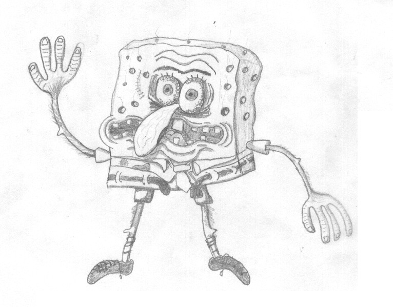 SpongeBob - demented lol by TheFrog114