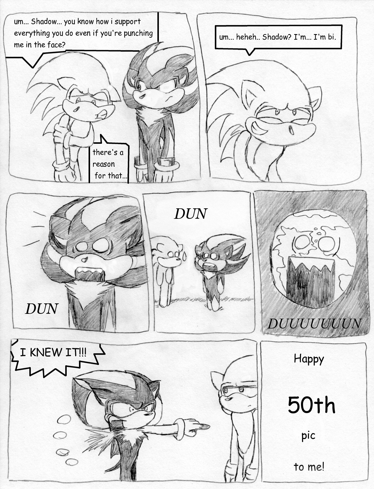 My 50th Pic - a random comic that has nothing to do with 50 by TheGameArtCritic