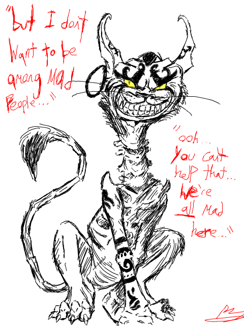 American McGee's Chesire Cat by TheGameArtCritic