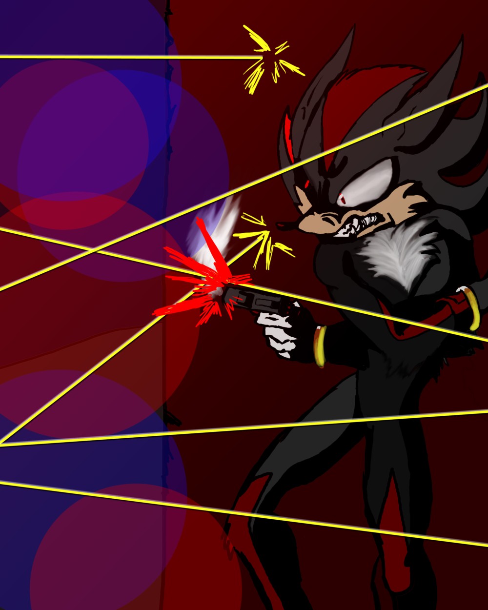 Shadow the - Oshi- ! Contest Entry by TheGameArtCritic