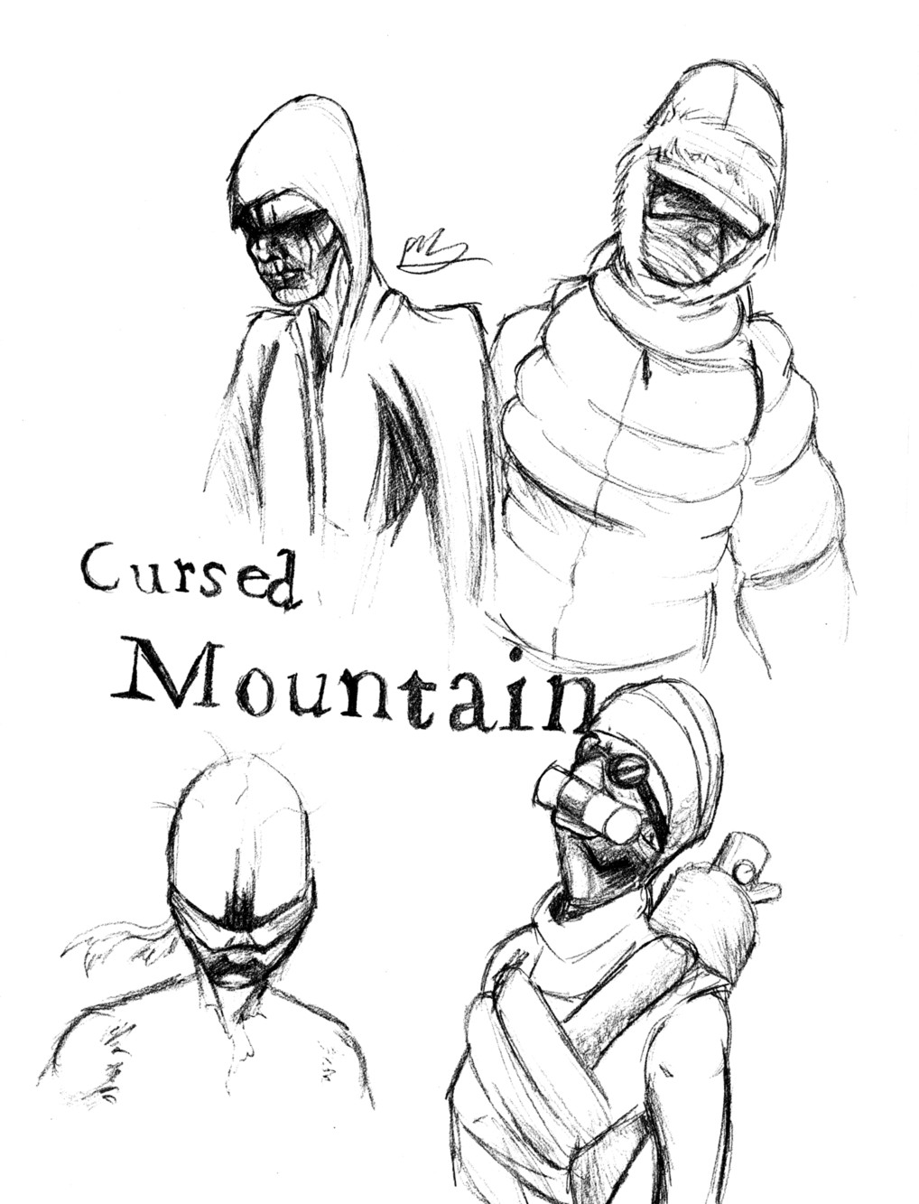 Cursed Mountain Ghosts by TheGameArtCritic