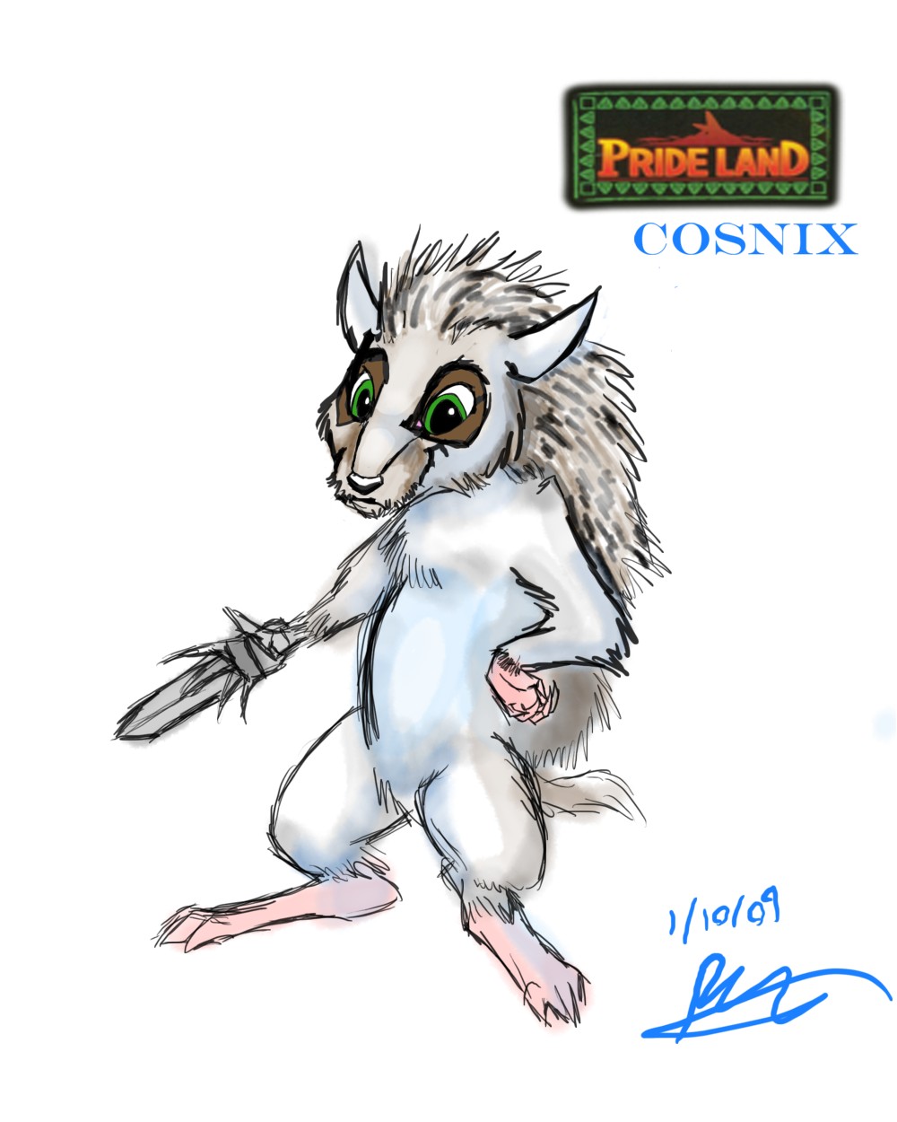 Cosnix in the Pride Lands by TheGameArtCritic