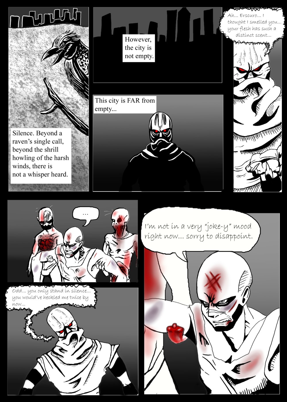 Erscuro Test Comic 1 by TheGameArtCritic