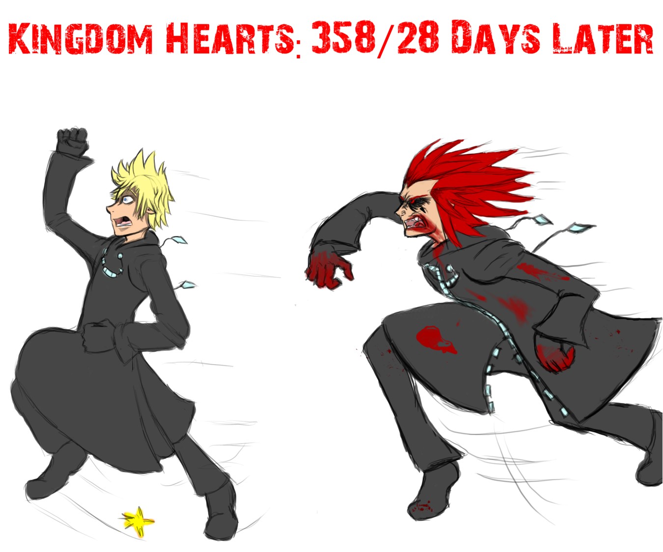 Kingdom Hearts: 358/28 Days Later by TheGameArtCritic