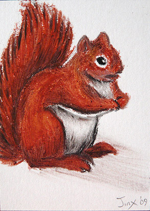 Red Squirrel by TheJinx