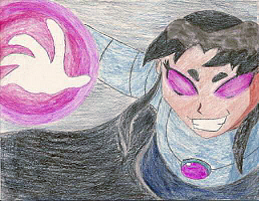 Ack!!!!!! Its Blackfire!!!!!!!!! With a starbolt!! by TheREALViolet