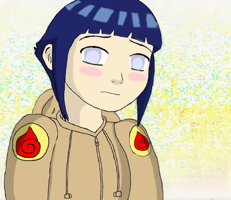 Colored Hinata on Photo Impact PRo by TheREALViolet