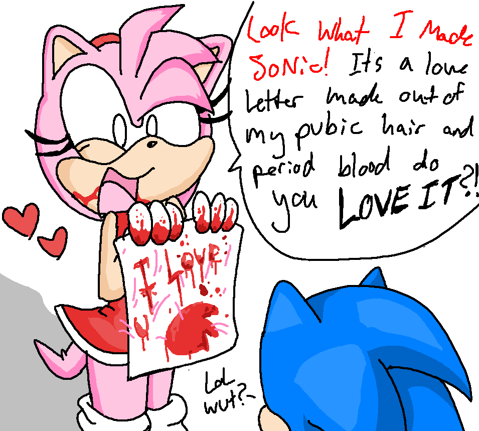 Amys Gift for sonic by TheUberDoucheBag