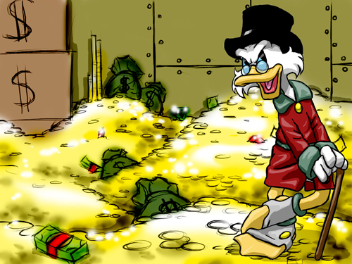 Scrooge McDuck by TheVirginReaper